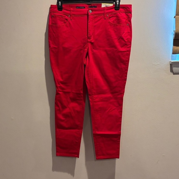 Charter Club Pants - Charter Club Red Ankle Pants